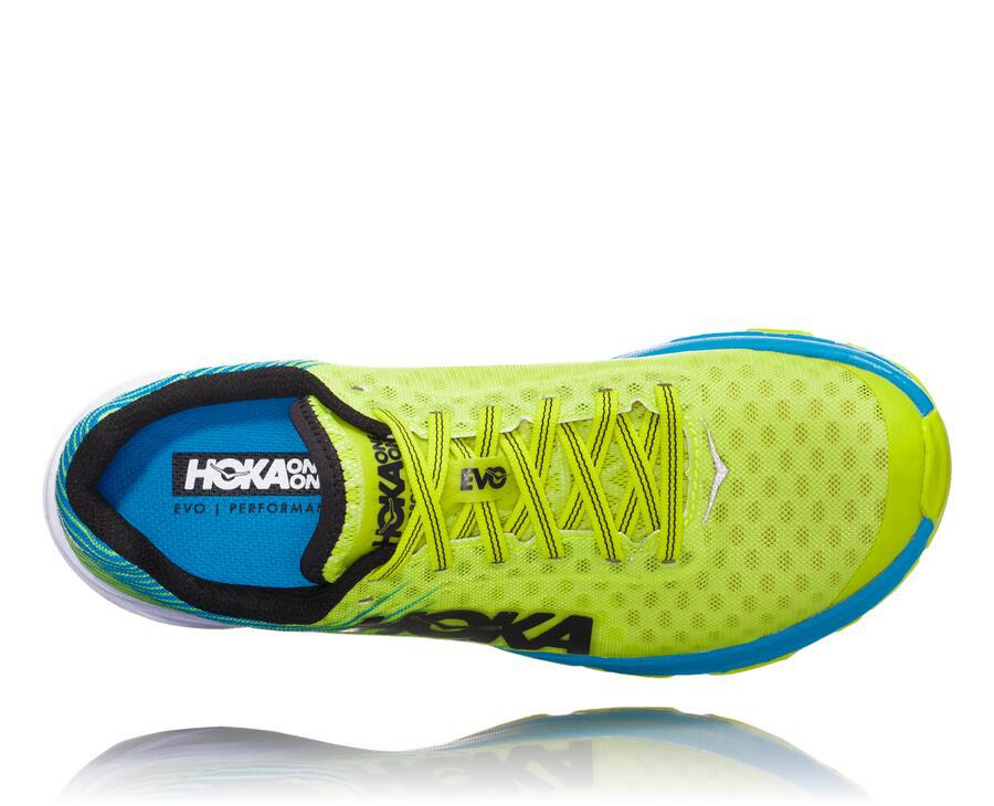 Hoka One One ランニングシューズ メンズ 緑/青 - Carbon EVOロケット - AU2743109